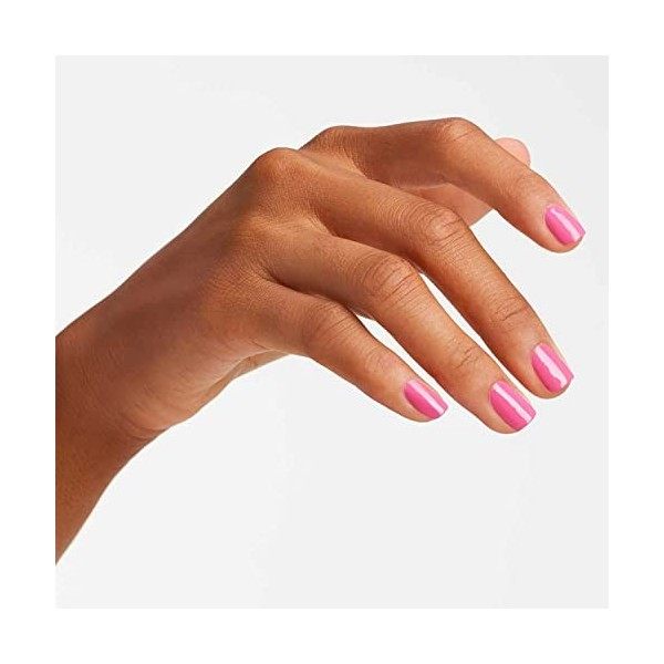 OPI Nail Lacquer - Vernis à Ongles classique - Shorts Story - Couleur : rose vif - Qualité professionnelle - 15ml