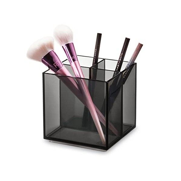 iDesign Makeup Organizer avec 13 Compartiments, Rangement Salle de Bain Collection Exclusive Sarah Tanno, Rangement Maquillag