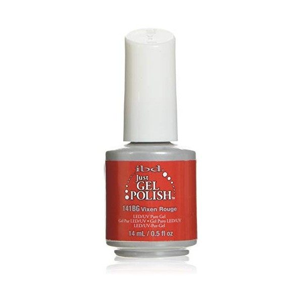 IBD Just Gel Polish Vixen Rouge LED et UV Pure Gel 14 ml