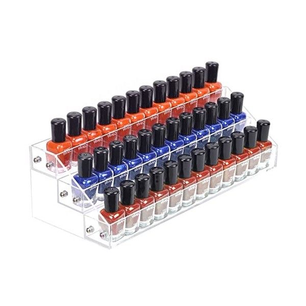 BTremary Support de Vernis à Ongles，Présentoir de Vernis à Ongles en Acrylique, Organisateurs et Stockage de Vernis à Ongles 