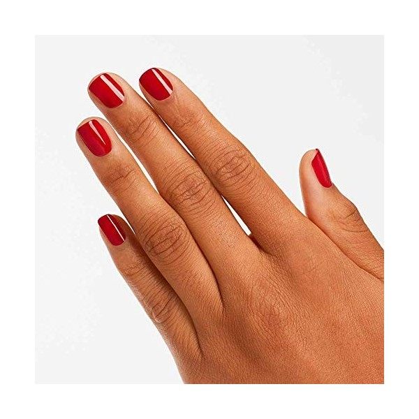 OPI Nail Lacquer - Vernis à Ongles classique - Red Hot Rio - Couleur : rouge - Qualité professionnelle - 15ml