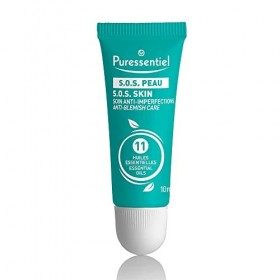 Puressentiel - Soin de la peau - Soin Anti-Imperfections S.O.S Peau - Arbre à Thé - Peau grasse à tendance acnéiques - Atténu...