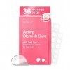 Patch Blemishield de Glam Up 36 patchs - Patchs contre lacné, autocollants pour boutons, patchs hydrocolloïdes Blemish Cur