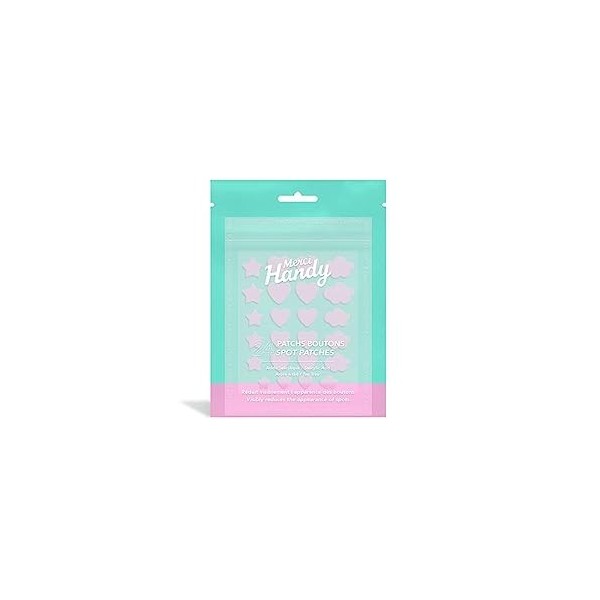 Merci Handy - Patchs Boutons - Traitement Naturel Anti-Bouton et Acné - 24 Patchs - Acide Salicylique et Huile Essentielle d’...