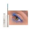 12 Colors Waterproof Mascara Non-Dizzy Long-Lasting Mascara Bleu Blanc Violet Vert Eyelash Eye Makeup