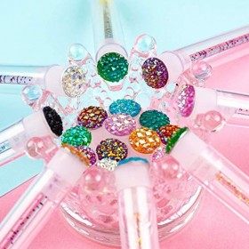 i-Laesh 50 Pcs Brosse à Cils pour Extensions de Cils, Nettoyage de Mascara, Tubes, Outil de Maquillage Jetable en Diamant, Se