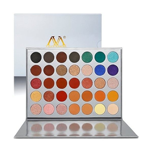 Ensemble de maquillage pour palette de fards à paupières mat,Palette de fard à paupières naturel AFFLANO, Palette dombres à 