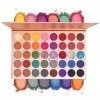 40 couleurs brillantes palette de fard à paupières poudre de fard à paupières Portable Shimmer Glitter Matte Eye Maquillage p