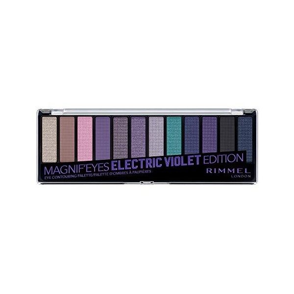 Rimmel london - rimmel london magnifeyes eyeshadow palette 008 electric violet 12 shades - btsw-160446