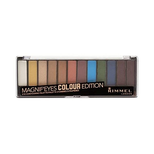 Rimmel london - rimmel london magnifeyes eyeshadow palette 008 electric violet 12 shades - btsw-160446