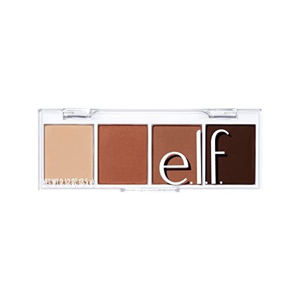 e.l.f. Cosmetics Bite-Size Eyeshadow, 4 Ultra-Pigmented Matte & Shimmer Shades, Creamy & Blendable Powder Formulas, I Love Yo