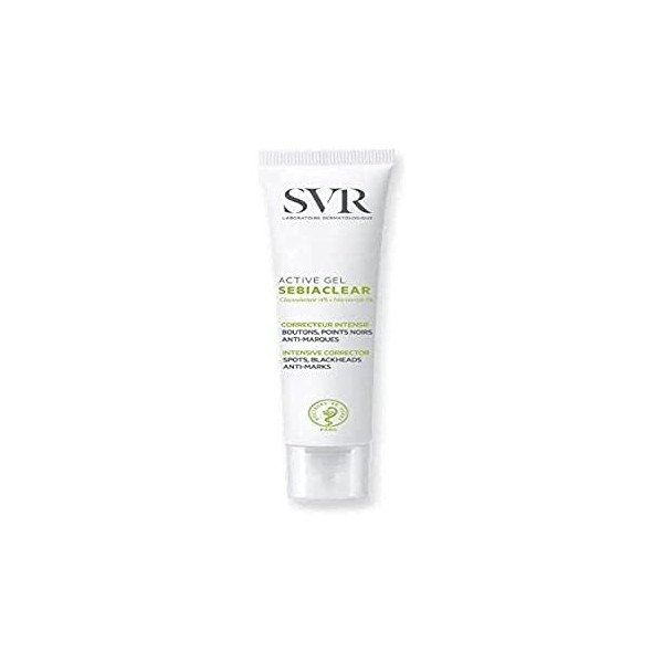 SVR Sebiaclear Active Hydratant Gel - Traitement anti-imperfections, 40 ml Crème Jour et Nuit