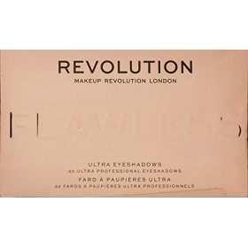 Maquillage Revolution Ultra - Palette 32 ombres à paupières - Brillants et Mats Nudes - Flawless