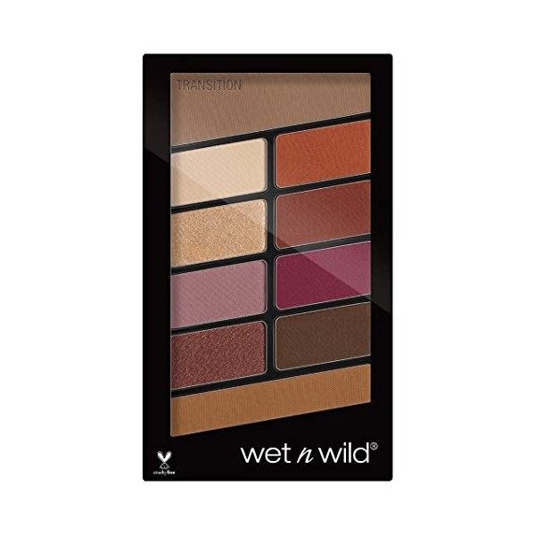 wet n wild - COLOR ICON 10 PAN PALETTE - Palette de 10 teintes dombres - Teinte Nude Awakening - 100% Cruelty Free - Produit