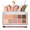 Erinde 10 Colours Eyeshadow Palette - Matte Shimmer Glitter Eyeshadow, Ultra Blendable, Highly Pigmented, Natural Looking Kor