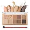 Erinde 10 Colours Eyeshadow Palette - Matte Shimmer Glitter Eyeshadow, Ultra Blendable, Highly Pigmented, Natural Looking Kor