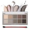 Erinde 10 Colours Eyeshadow Palette - Matte Shimmer Glitter Eyeshadow, Ultra Blendable, Highly Pigmented, Natural Looking Kor