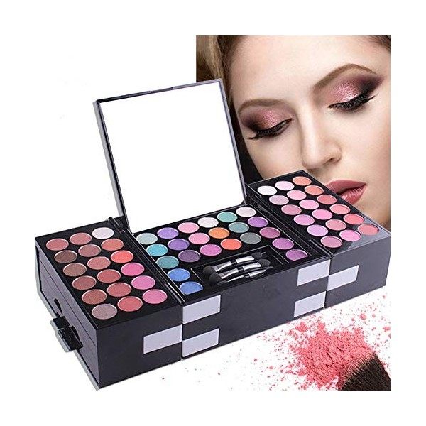 PhantomSky 148 Couleurs Fard à Paupières Ombre à Paupière Palette de Maquillage Cosmétique Set avec Poudre Sourcils, Correcte