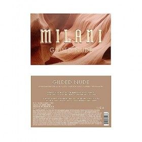 Milani Gilded Nude Hyper Pigmented Eyeshadow Palette - 15 Natural Looking Makeup Eyeshadow Colors for Your Everyday Look