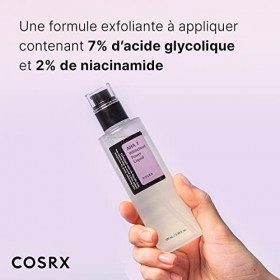 COSRX Liquide puissant anti points blancs AHA 7 3,38 fl.oz / 100ml | Suppresseur de points noirs à 7% d’acide glycolique | So...