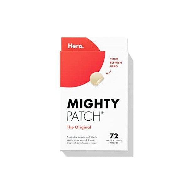 Mighty Patch Lot de 72 points hydrocolloïdes absorbant lacné