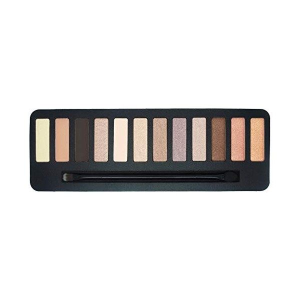 W7 Beat It! Naturel Nudes Palette de 12 ombres à paupières, 15,6 g