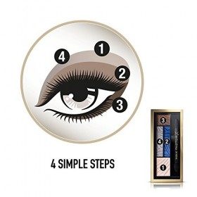 MAX FACTOR SMOKEY YEUX OMBRE KIT DRAME 06 AZURE ALLURE