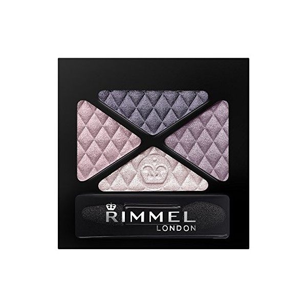 Rimmel London Glam Eyes Quad Ombre à Paupières 003 Smokey Purple 4,2 g