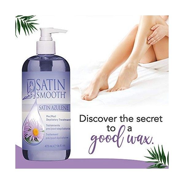 Satin Smooth Satin Azulene Infusion For Women 16 oz Treatment Crème Jour et Nuit