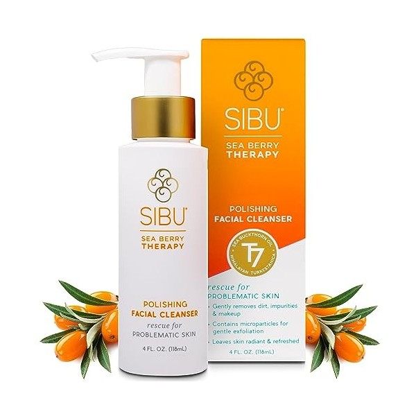 Sibu Polishing Nettoyant All Natural And Vegan Make Up Remover Skin Purifier 4 oz