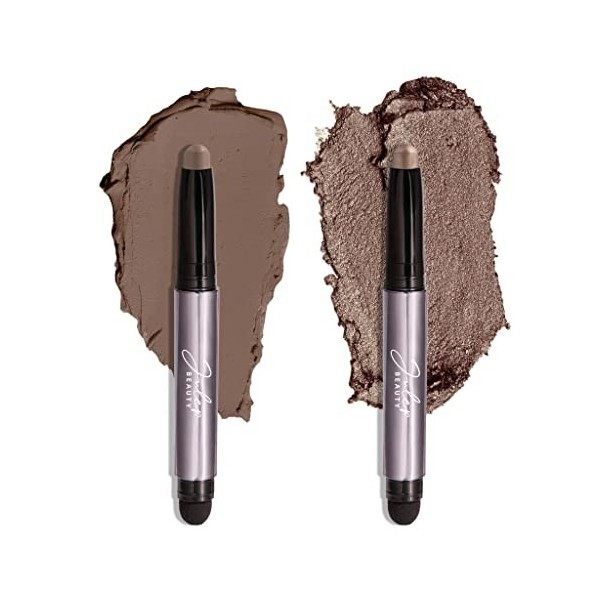 Julep Duo De Bâtons Crème À Fard À Paupières - Taupe Chatoyant Et Pierre