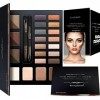 Youngfocus Eye Makeup Brow Contour Kit, 6 Eyebrow Powders Palette Set, 5 Eyebrow Stencils, 14 Highly Pigmented Eyeshadows, 3 