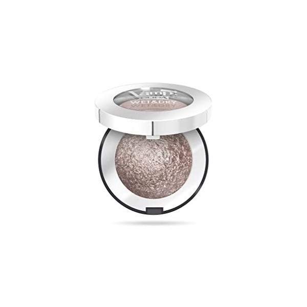 Pupa Milano Vamp! Fard à Paupières Cuit Humide/Sec 301 Cold Taupe pour Femme 0,035 oz 1.04 ml