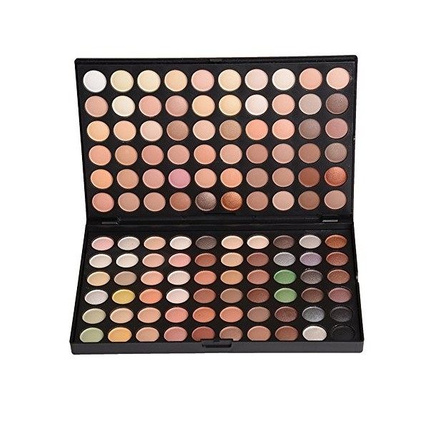 JasCherry 120 Couleurs fard à Paupières ombre à paupière Palette de Maquillage Cosmétique Waterproof Set Kit 4