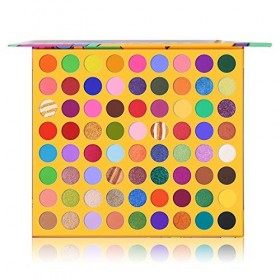 Palette de maquillage de couleur arc-en-ciel mat nacré 72 couleurs UCANBE Abstraction Pressed Glitter Shimmer Eye Shadow Prof