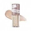 COLORGRAM Lait Bling Ombre 3,2 g - Maquillage K-Drama Vraie Beauté, ombre à paupières liquide scintillante longue tenue sous 