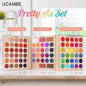 UCANBE All In One Makeup 86 couleurs Palette de fards à paupières multi-usage Shimmer Matte Eye Shadow avec surligneur Contou