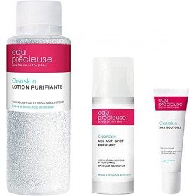 Mon Kit S.O.S Eau Précieuse - Mes alliés quotidiens pour peau à tendance acnéique - Lotion purifiante + Gel Anti-spot purifia