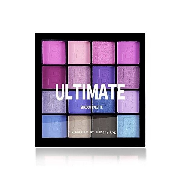 Boobeen Colorful Eyeshadow Palette Makeup-16 Colors, Matte and Glitter Eyeshadow, Bright Eyeshadow palettes, Blendable, Easy 