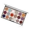 18 Couleurs Brillant Diamant Palette de Fard à Paupières Pailleté Poudre - Ombre à Paupière Glitter Shimmer Maquillage Eyesha