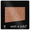 wet n wild - COLOR ICON EYESHADOW GLITTER SINGLE - Ombre à paupières - Texture soyeuse - Teinte toasty - Cruelty Free - Produ