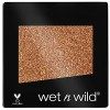 wet n wild - COLOR ICON EYESHADOW GLITTER SINGLE - Ombre à paupières - Texture soyeuse - Teinte toasty - Cruelty Free - Produ