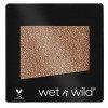 wet n wild - COLOR ICON EYESHADOW GLITTER SINGLE - Ombre à paupières - Texture soyeuse - Teinte toasty - Cruelty Free - Produ