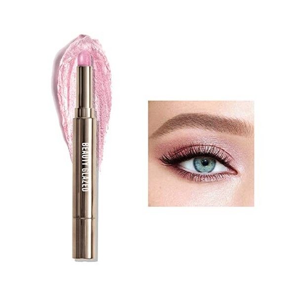 Bâton de fard à paupières chatoyant, crayon de fard à paupières crème métallisé Crayon éclaircissant pour les yeux maquillage