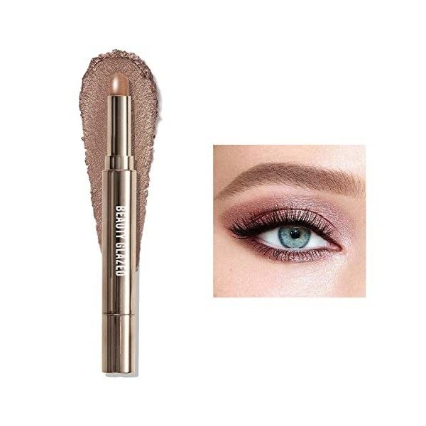 Bâton de fard à paupières chatoyant, crayon de fard à paupières crème métallisé Crayon éclaircissant pour les yeux maquillage