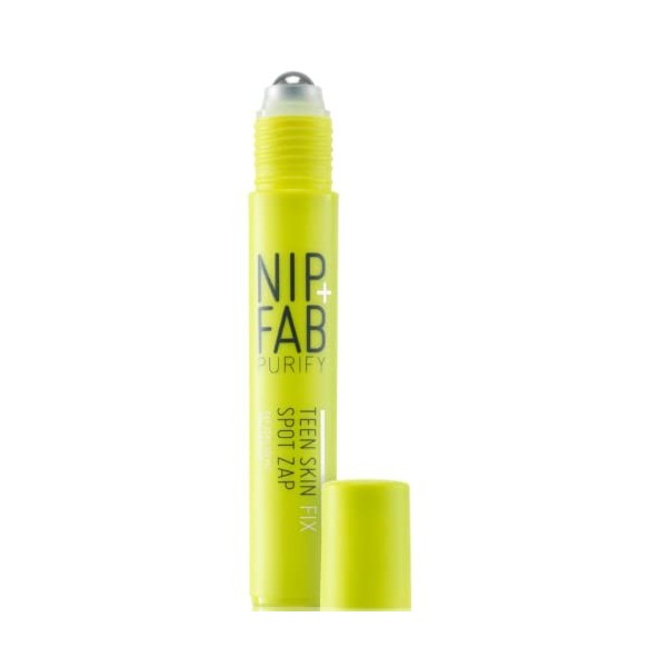 Nip + Fab Teen Skin Fix Spot Zap | Gel Visage à lAcide Salicylique | Hamamélis | Extrait de Wasabi | Elimination des Impuret