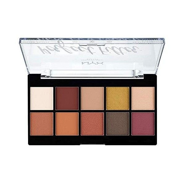 NYX Professional Makeup Palette de Fards à Paupières - Perfect Filter - Rustic Antique