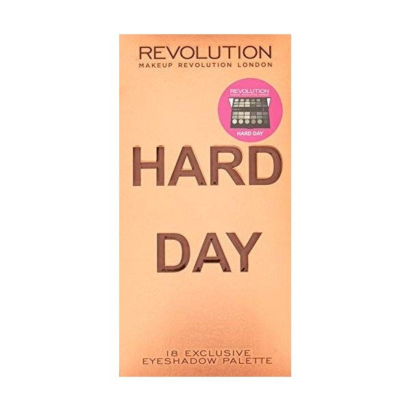 Makeup Revolution London Hard Day Palette Ombre à Paupières 13 g