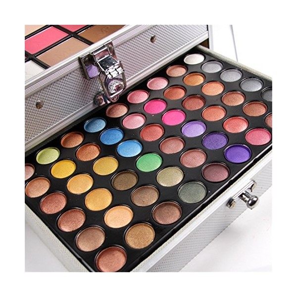 JasCherry 132 Couleurs Palette de Maquillage Cosmétique Waterproof Set Kit - Y compris fard à Paupières et Correcteur et Fard