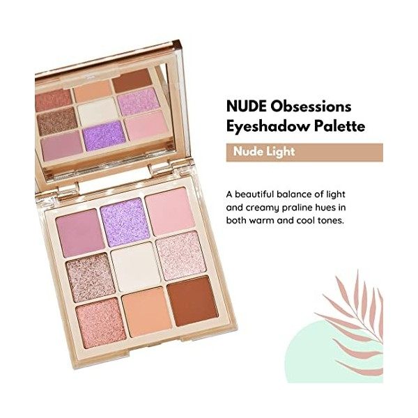 HUDA BEAUTY Nude Obsessions Eyeshadow Palette COLOR: COLOR: Nude Light…